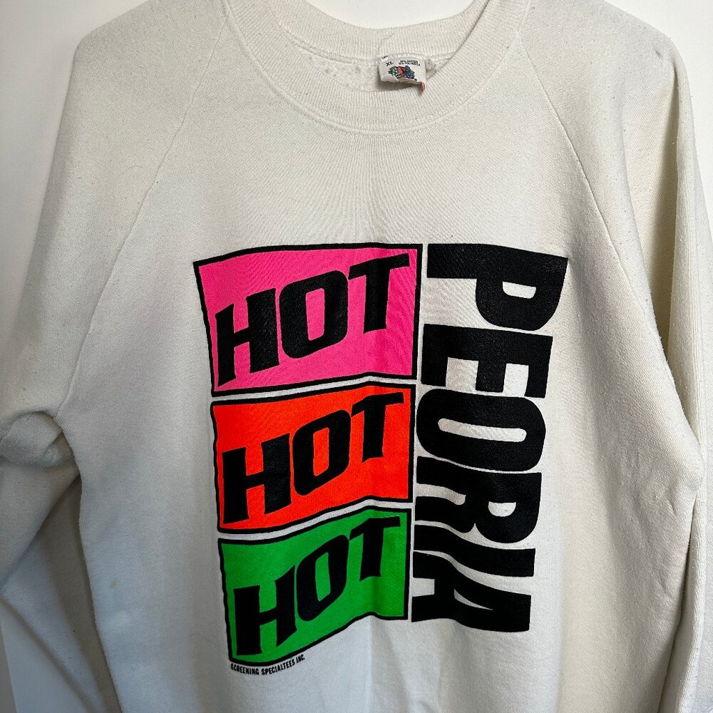 Vintage 80s Graphic Sweater (XL)
